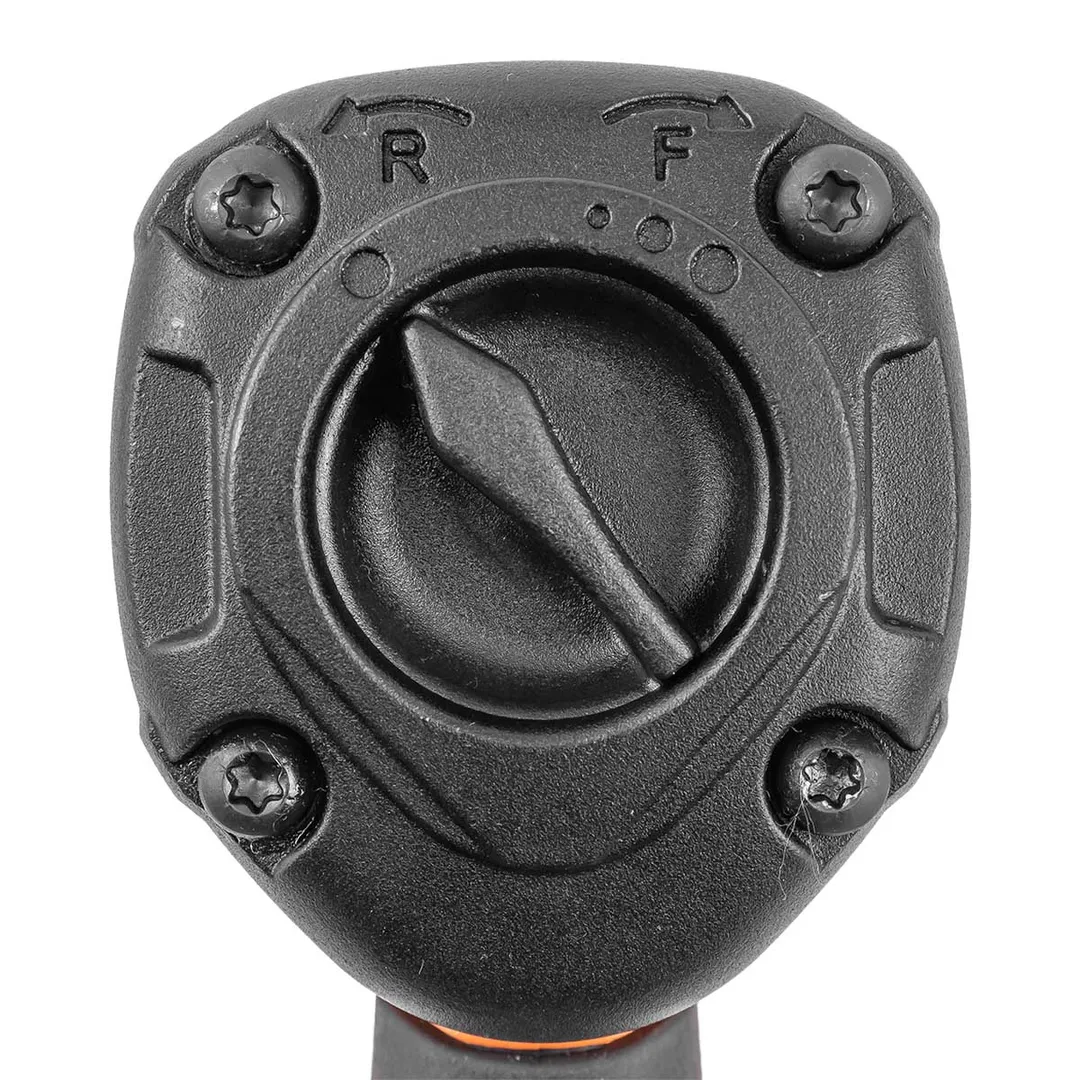 Пневмогайковерт ударный в облегченном корпусе с реверсом и регулировкой усилия 1/2'' 550Hм FORCEKRAFT FK-AP7451