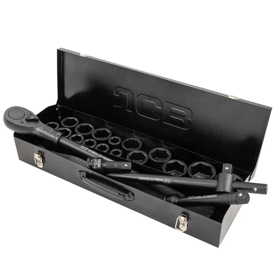 Набор инструментов ударных 3/4'' 21 пр 6-гр 17-36 мм, 12-гр 38-50 мм JCB JCB-6212-5MPB