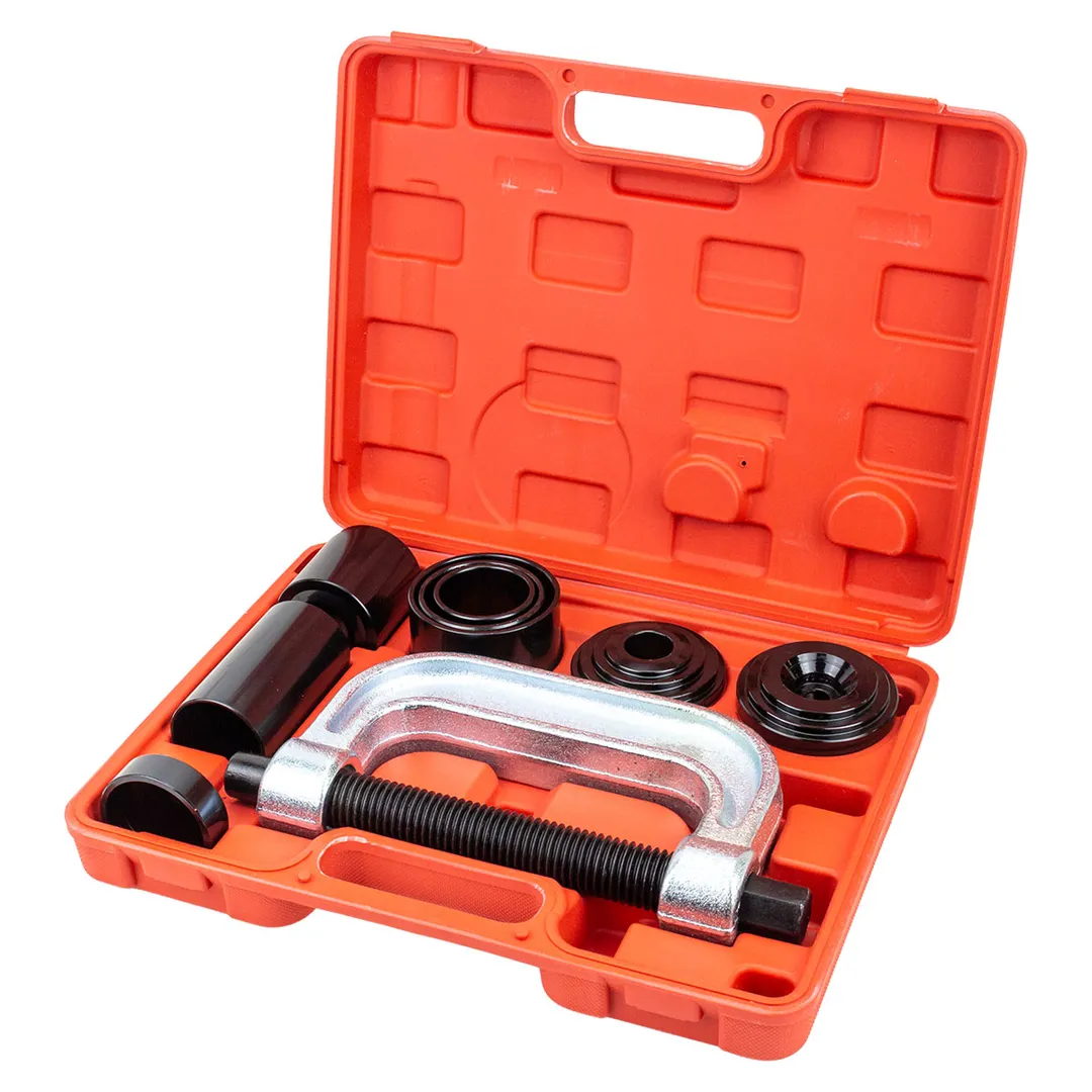 Набор инструментов для снятия и установки шаровых опор, подшипников, сайлентблоков 10 пр., в кейсе ForceKraft FK-909T2