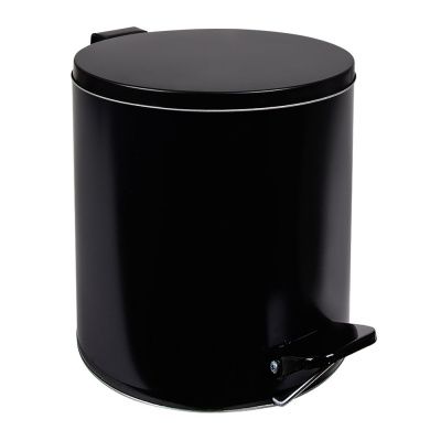 Урна с педалью, 7 л, черный
