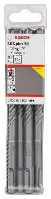 Бур (сверло) 10x100x160 мм 10 шт SDS-plus 5Х Bosch 2608833902