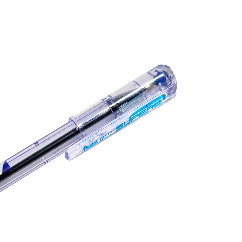 Ручка шариковая "ВК 77", 0.7 мм, прозрачный, стерж. синий