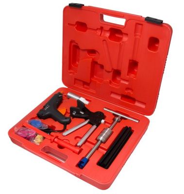 Набор инструментов для безпокрасочного удаления вмятин с термопистолетом 32 пр. Forsage F-915M1B