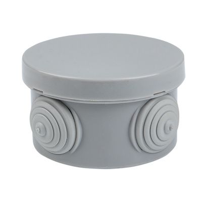 Коробка распределительная КМР-040-039 с крышкой наружная (85х40) 4 мембранных ввода IP54 EKF PROxima plc-kmr-040-039