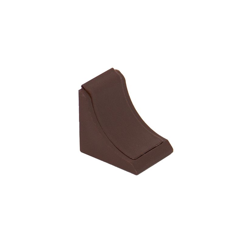 Уголок пластиковый радиусный 24*24 венге/шоколад 04, уп/500шт, AKS 79263