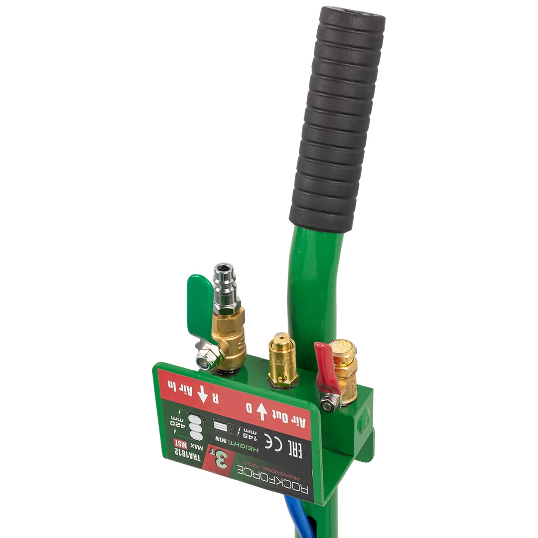 Домкрат подкатной пневматический 3 т, 145-420 мм RockForce RF-TRA1812 MST
