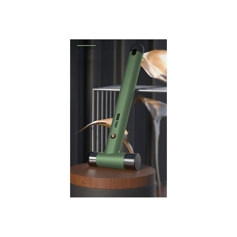Молоток Deli HS EHT7008L, 0,25 кг, Soft Touch, зеленый