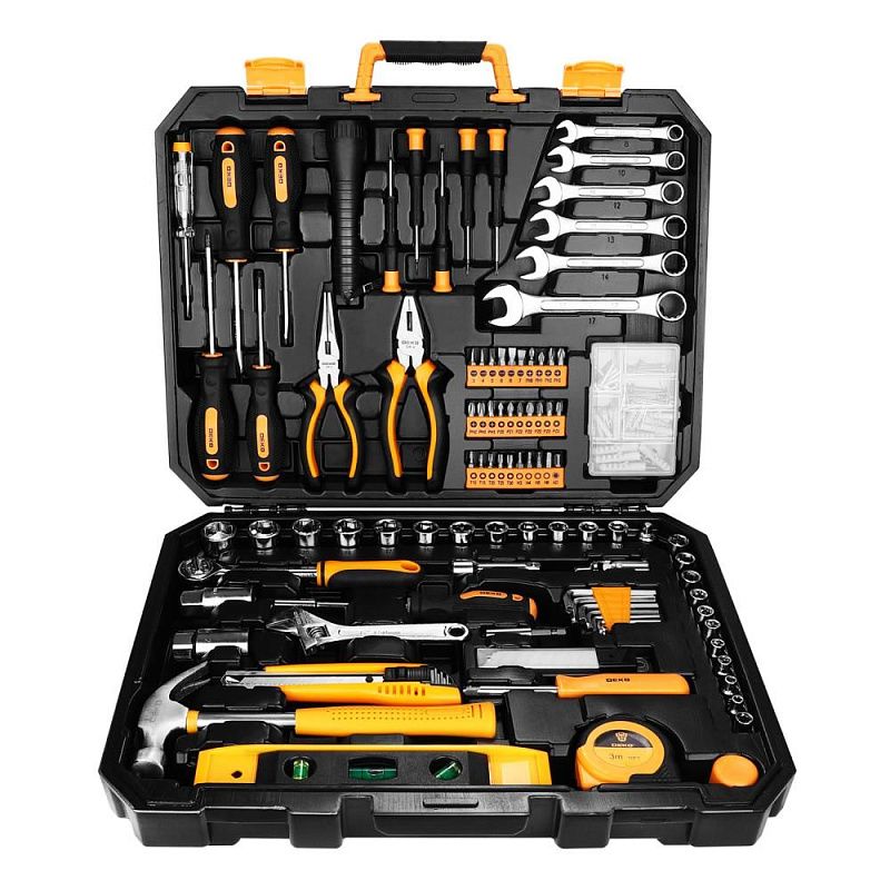 Набор инструментов для дома DKMT208-1 (208шт.) DEKO 083-2050