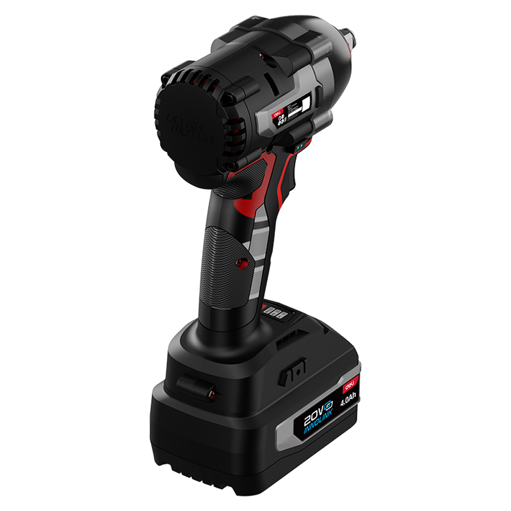 Аккумуляторный гайковерт Deli RS EDE231, 20 В, 500 Нм, 2 АКБ, 4 Ач, З/У 2А, коробка