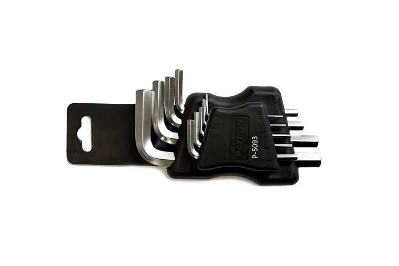 Набор ключей HEX (6-гр) Г-образных 1.5-10 мм 9 пр PATRON P-5093