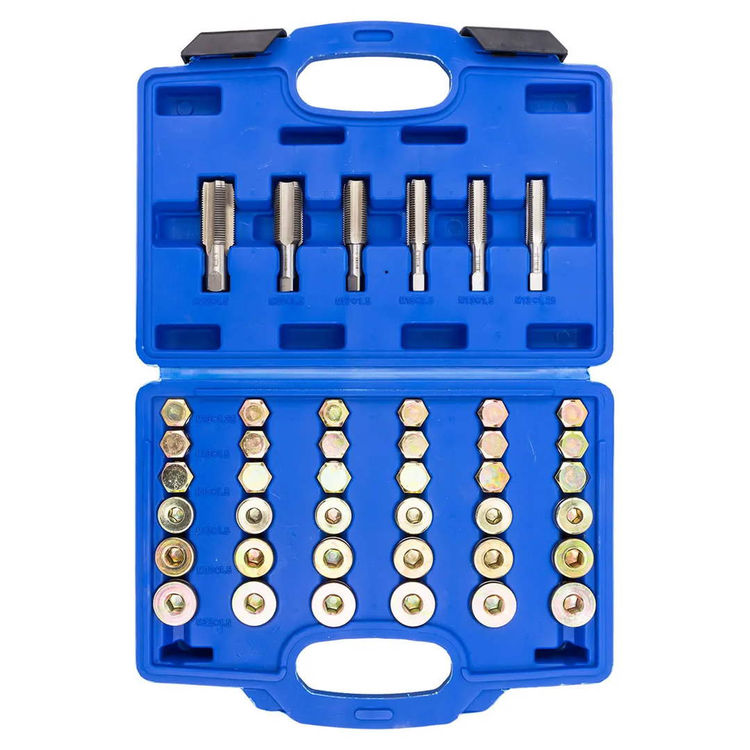 Набор инструментов для восстановления резьбы маслосливных отверстий Forsage F-964G2