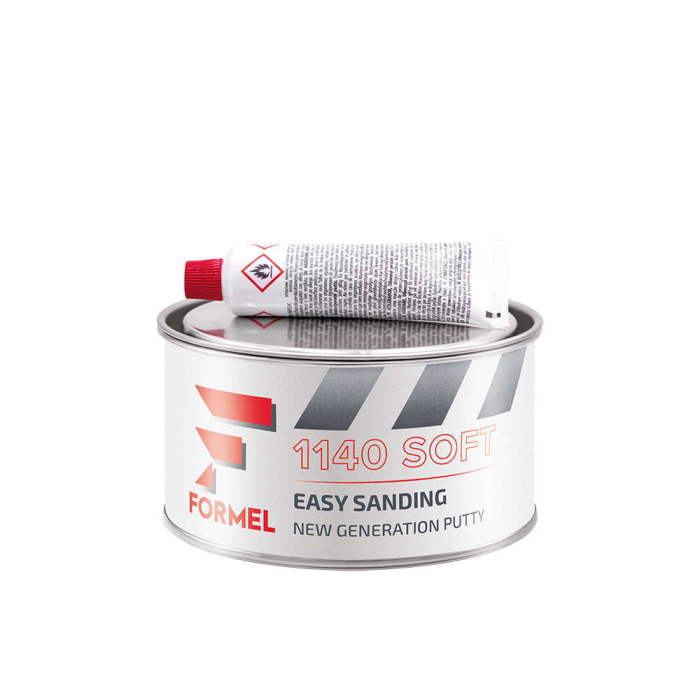 Шпатлевка 1140 полиэфирная наполняющая мультизернистая, 900 г FORMEL FM-1141