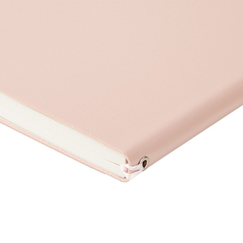 Ежедневник недатированный "Grand", А5, 256 страниц, линейка, кожзам, пудровый розовый