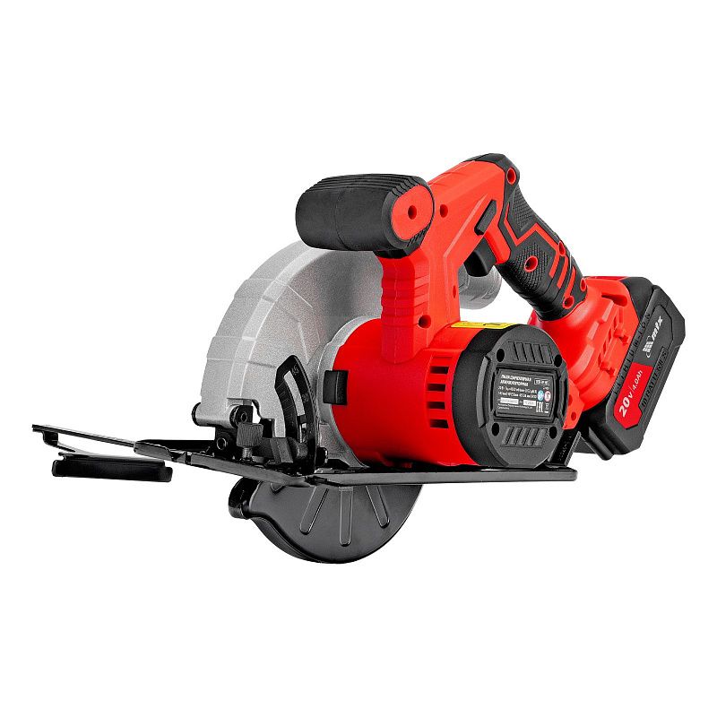 Пила циркулярная аккумуляторная CCSU-20-165, 165 мм, Li-Ion, 20 В MTX 27480