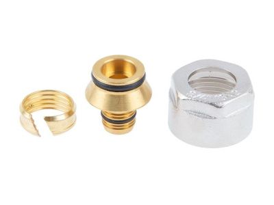 Евроконус, адаптер 16, 2.0х3/4" вн. для труб PEX, AV Engineering AVE155001