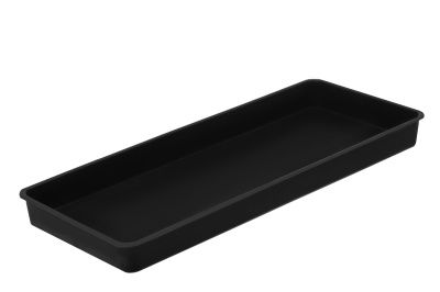 Поддон для рассады, черный, 360×185×33 мм Гарденпласт 00256