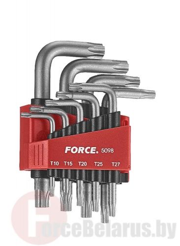 Набор Г-обр. ключей Torx T10-T50 9 пр. Force 5098