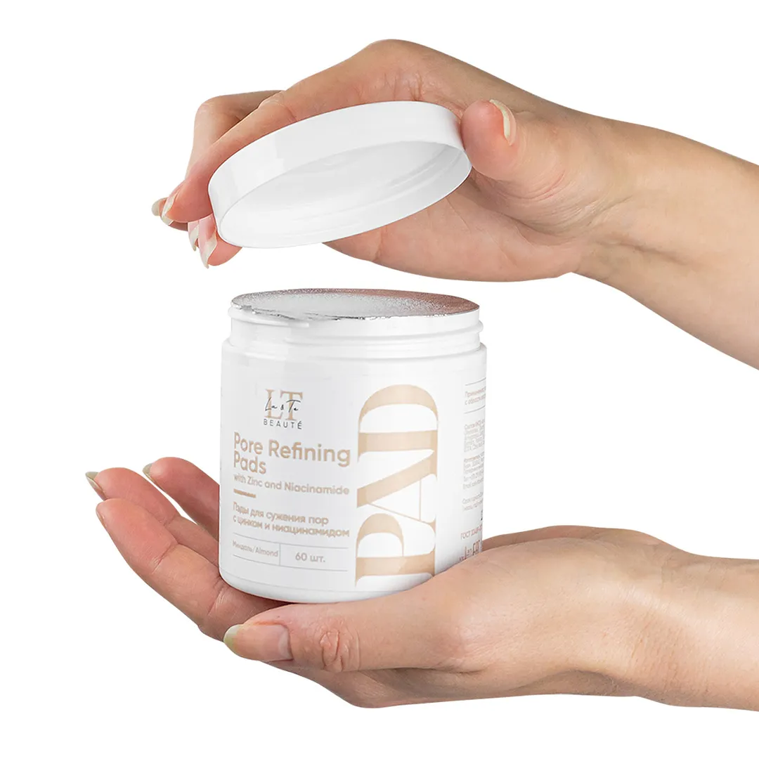 Пэды для сужения пор с цинком и ниацинамидом La and Te beaute LT-3217