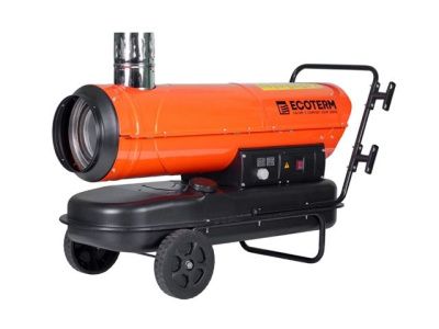 Дизельная тепловая пушка DHI-30W, 30 кВт, 2 колеса, 760 м3/ч Ecoterm DHI-30W