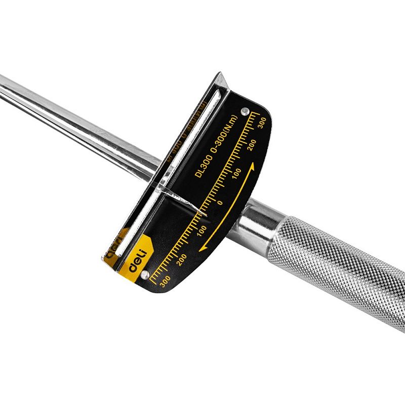 Ключ динамометрический Deli YS EDL300, 0-300 Нм 1/2, 480 мм