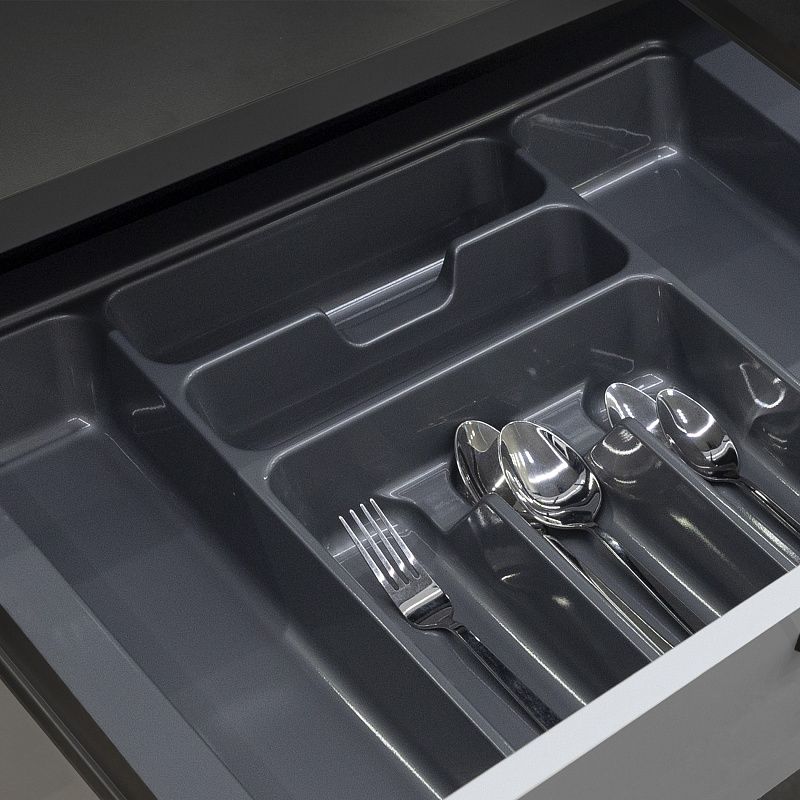 Лоток для столовых приборов 400 BASIC 315*485, серый AKS 114057