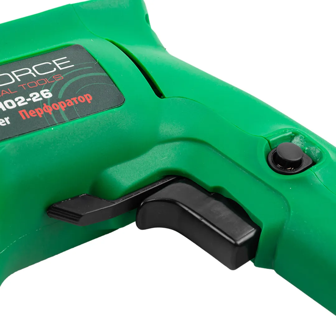 Перфоратор электрический 220V, 50/60Гц, 800W, 0-1300 об/мин, 2.8Дж, RockForce RF-Z1C-DH02-26