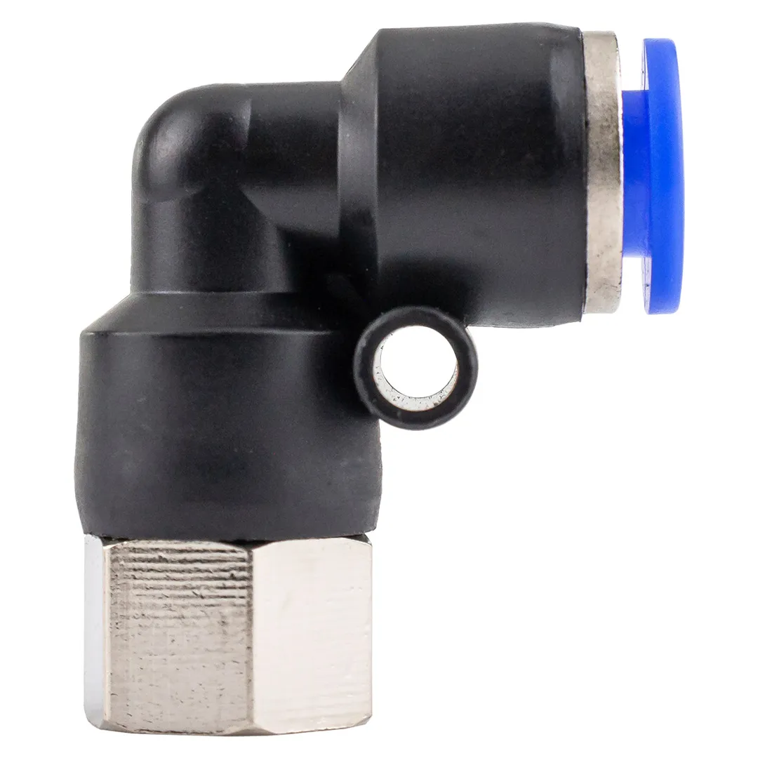 Фитинг угловой для пластиковых трубок 6 мм-внутр. резьба 1/8'' Forsage F-SPL06-01