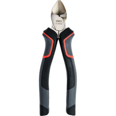 Бокорезы "Deli" 160 мм, усиленные, черный