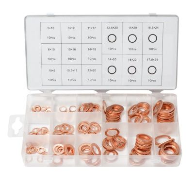 Шайбы медные уплотнительные, 150 пр. Forsage F-804