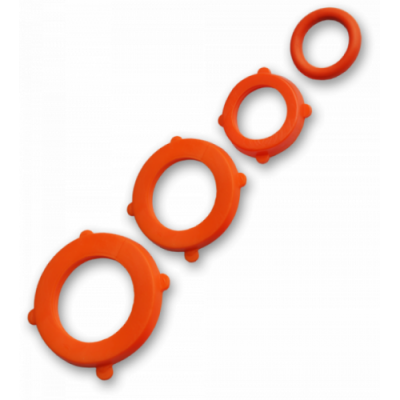 Набор резиновых уплотнительные колец, круглых 1/2", 3/4", 1", 24 пр Bradas ECO-UO424