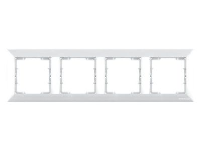 Рамка 4-ая горизонтальная белая, DARIA, Mutlusan 21208001401