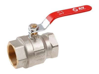 Кран шаровый 1 1/2'' вн.-вн. ручка PN25 AV Engineering AVE090112