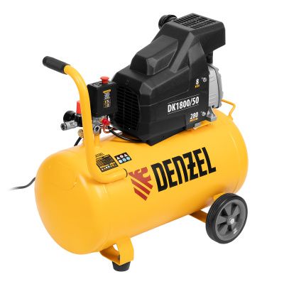 Компрессор воздушный DK1800/50, Х-PRO 1,8 кВт, 280 л/мин, 50 л Denzel 58068