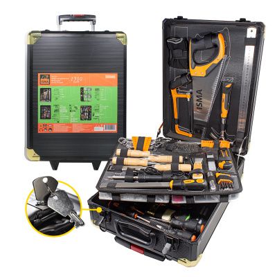 Набор инструментов 1300 пр. 1/2'', 6-гр. ''Дорожный кейс'' ISMA ISMA-513002
