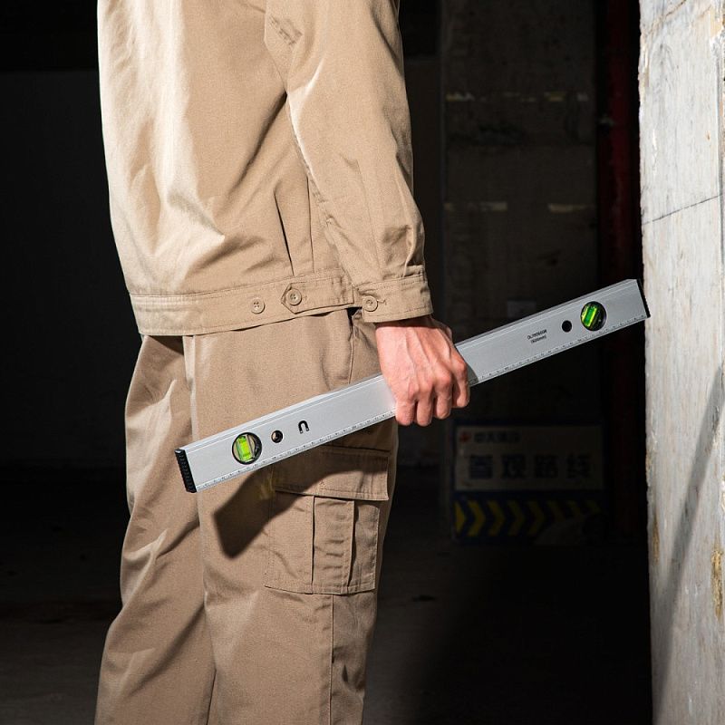 Уровень строительный Deli YS EDL700600B, 600 мм, магнит, алюминиевый сплав