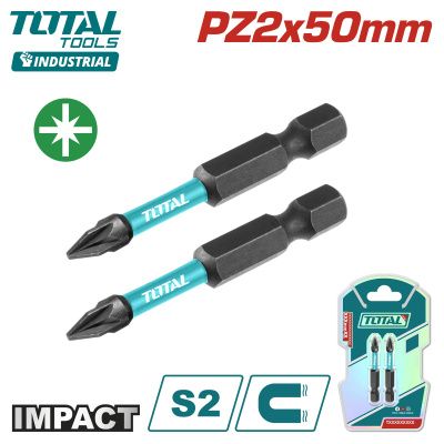 Бита ударная PZ 50 мм TOTAL TACIM71PZ250 (2 шт)
