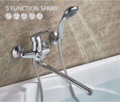 Смеситель для ванны, латунь, хром Ledeme L2204