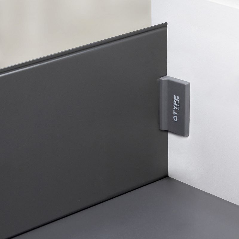 Комплект ультратонких боковин Evolution L-550 h148 графит ДСП16мм QTYPE 119528