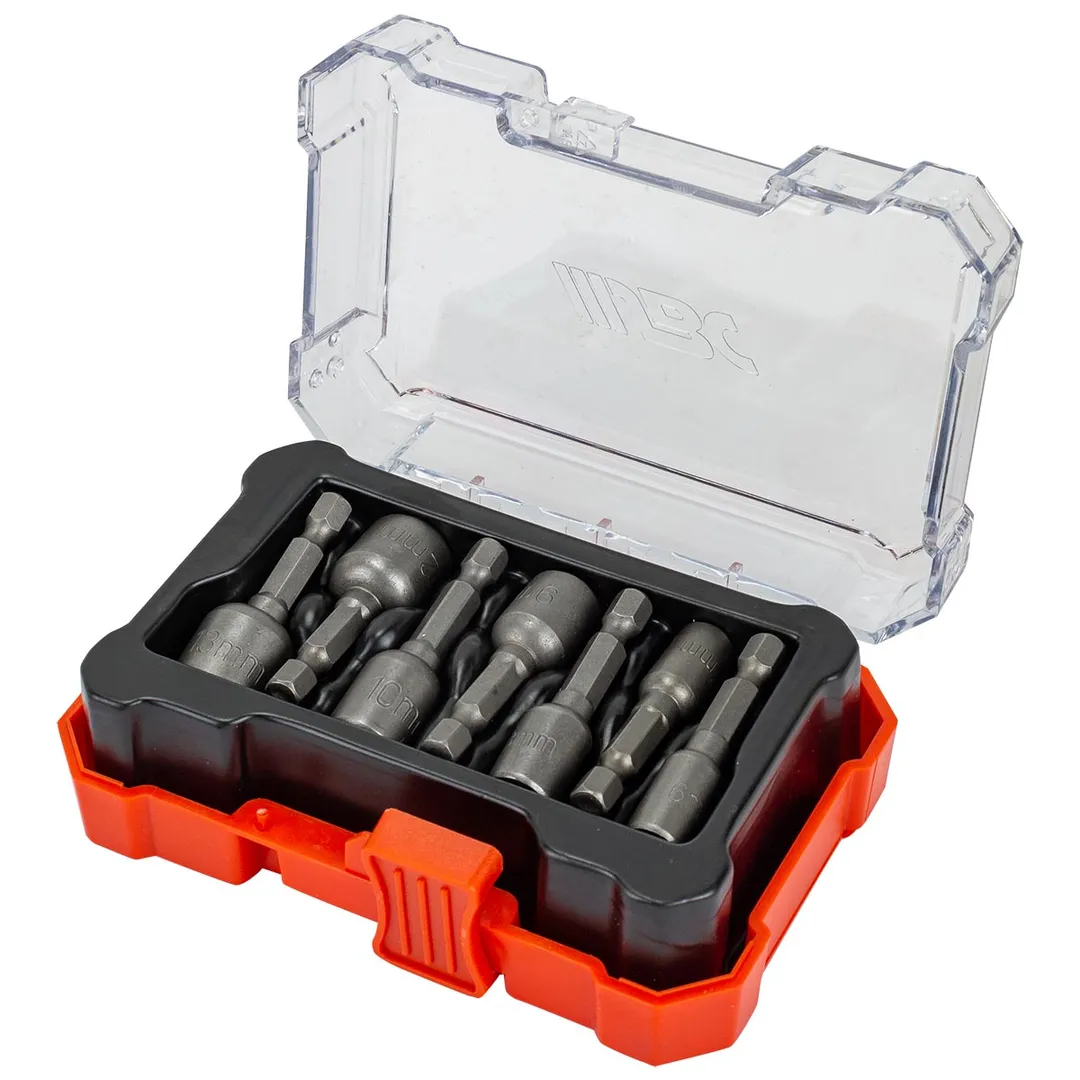 Набор торцевых головок под шуруповерт 6-13 мм 1/4'' 7 пр JBC JBC-HW-S9