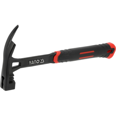 Молоток жестянщика 600 гр, 345 мм, цельнометаллический, кованый, магнит Yato YT-45744