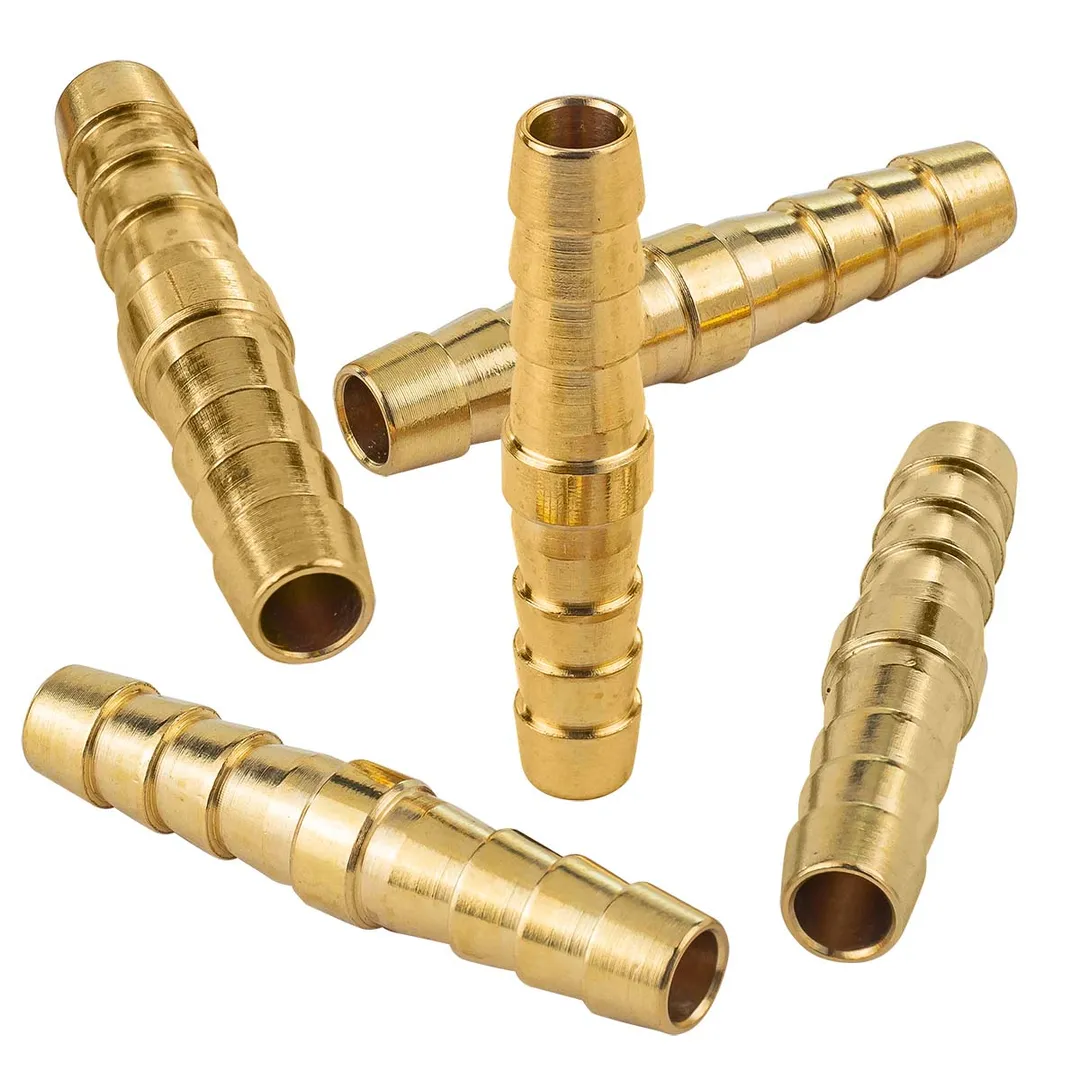 Переходник резьбовой, наруж. резьба 1/4"-"елочка" 6 мм, к-т 5 шт Forsage F-MH04/04K