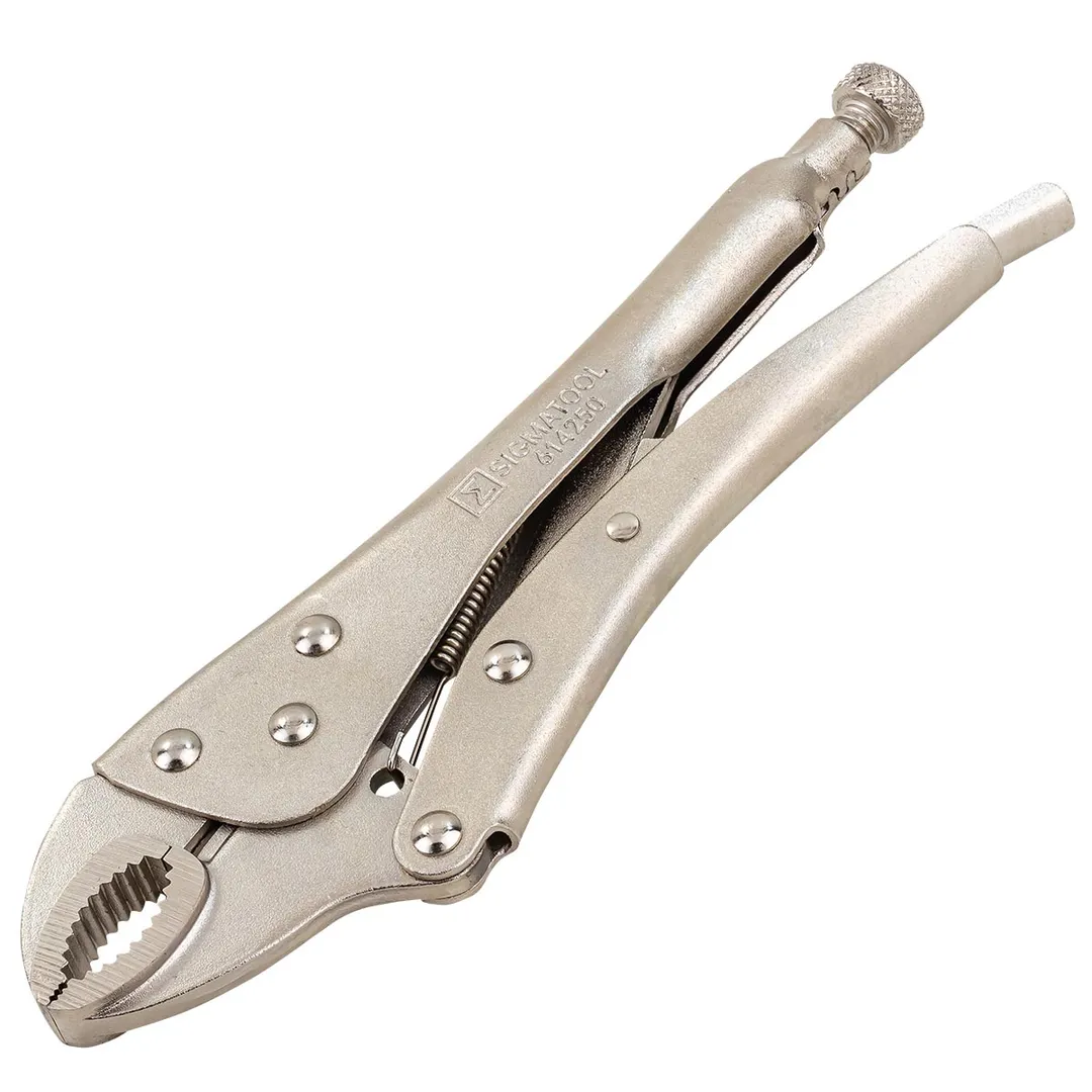 Зажим гейферный с ''овальными губками'' 10'' 250 мм SIGMATOOL Sigmatool-614250