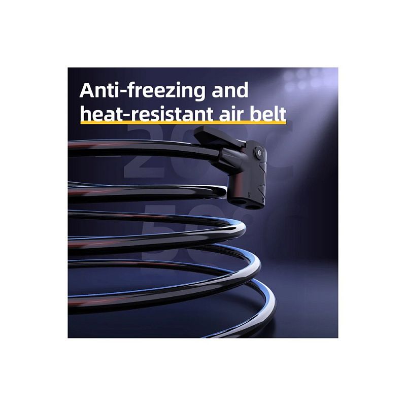 Насос велосипедный ножной Deli YS EDL880003, 9.6 bar/140 PSI