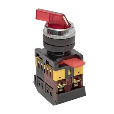 Переключатель ANLC-22 2P красный с подсветкой 220В NO+NC EKF PROxima psw-anlc-2p-r-220