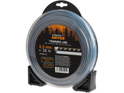 Леска Ø3.3 мм, 38 м зубчатый квадратное сечение TRIPLE PRO STARTUL METSA ST6165-33