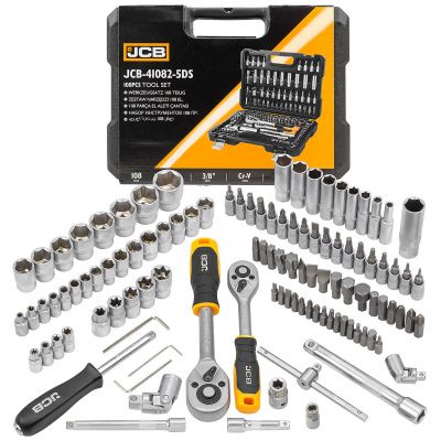 Набор инструментов 108 пр. 1/4''&3/8'' 6-гр. JCB JCB-41082-5DS