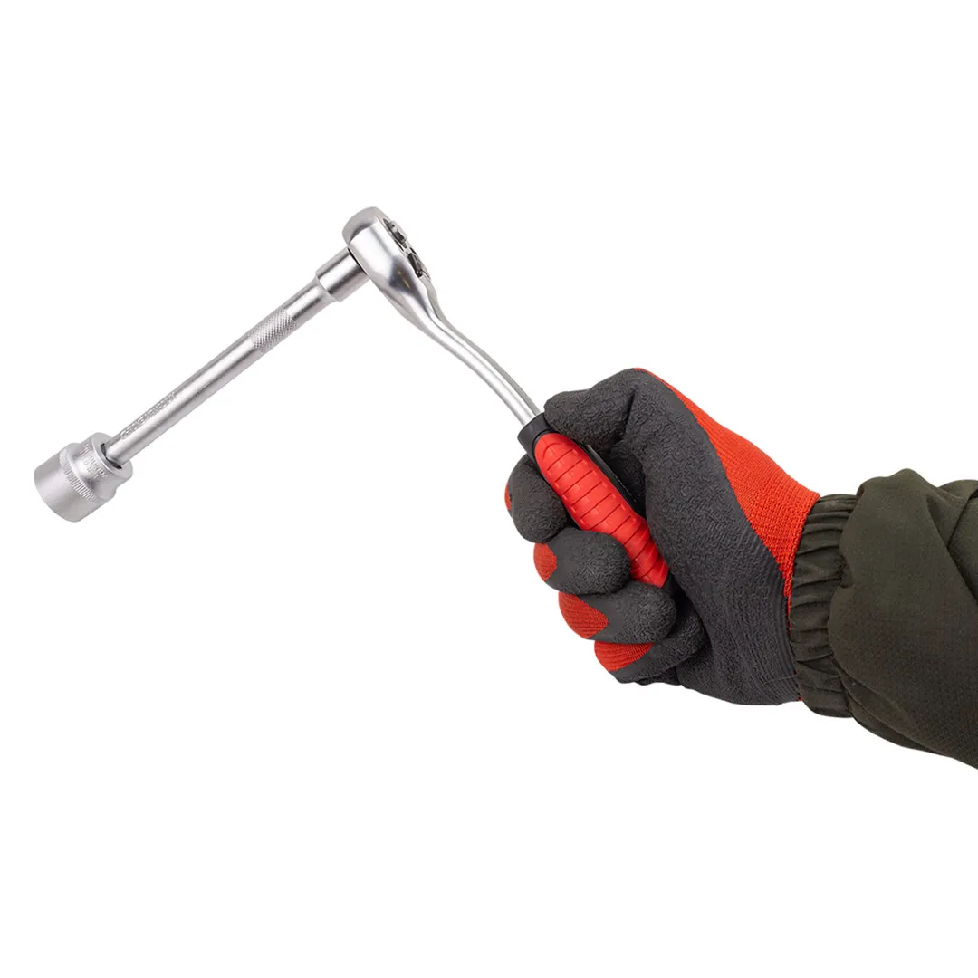 Набор головок 10-24 мм 3/8'' 6-гр, с трещоткой и удлинителем 12 пр ForceKraft FK-013-5 MSA