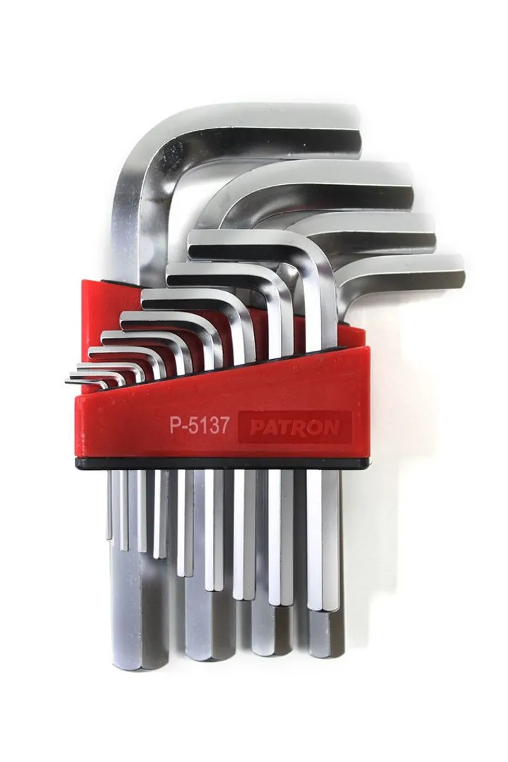 Набор ключей Г-образных HEX 13 пр. 2-19 мм PATRON P-5137