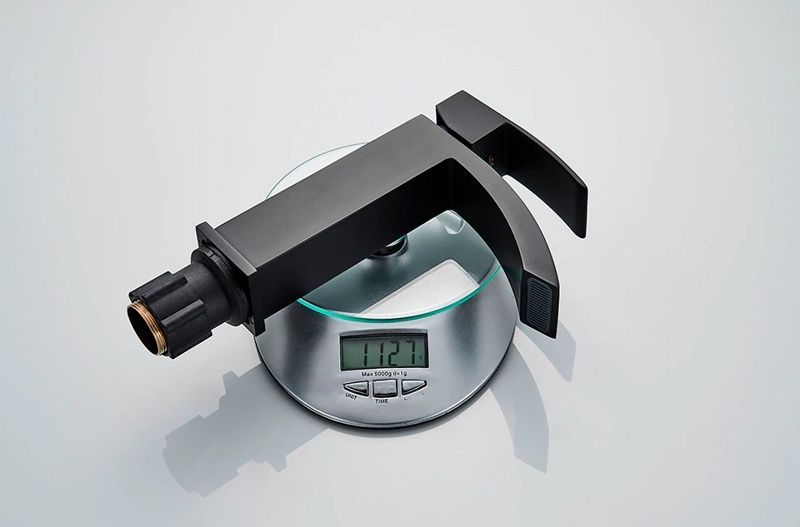 Смеситель для умывальника, цинк, черный Ledeme L1055B-15