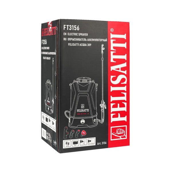 Опрыскиватель аккумуляторный Acqua 309 Felisatti FT3156 Felisatti
